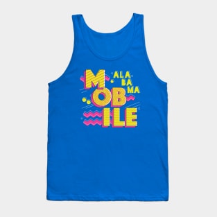 Retro 90s Mobile, Alabama Tank Top